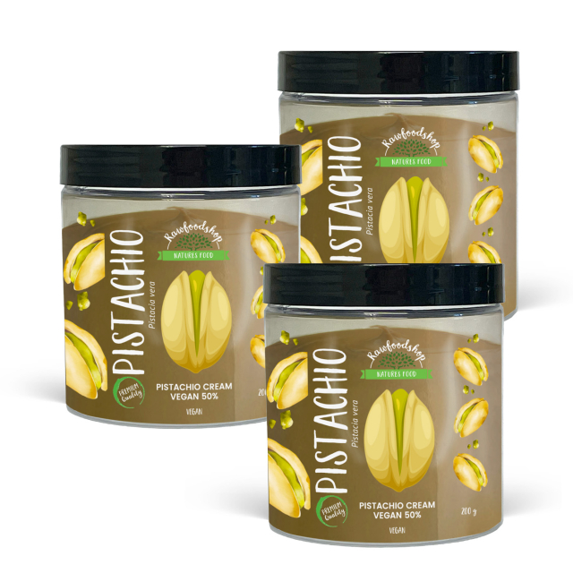 Pistasjkrem Vegansk 50% 200g x 3 bokser