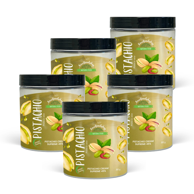 Pistasjkrem Supreme 45% 200g x 5 bokser