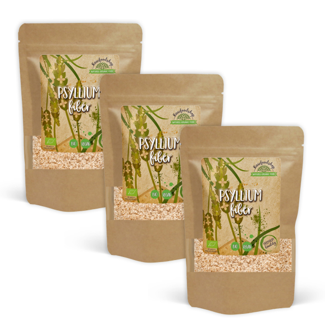 Psyllium Frøskal ØKO 250g x 3 pakker