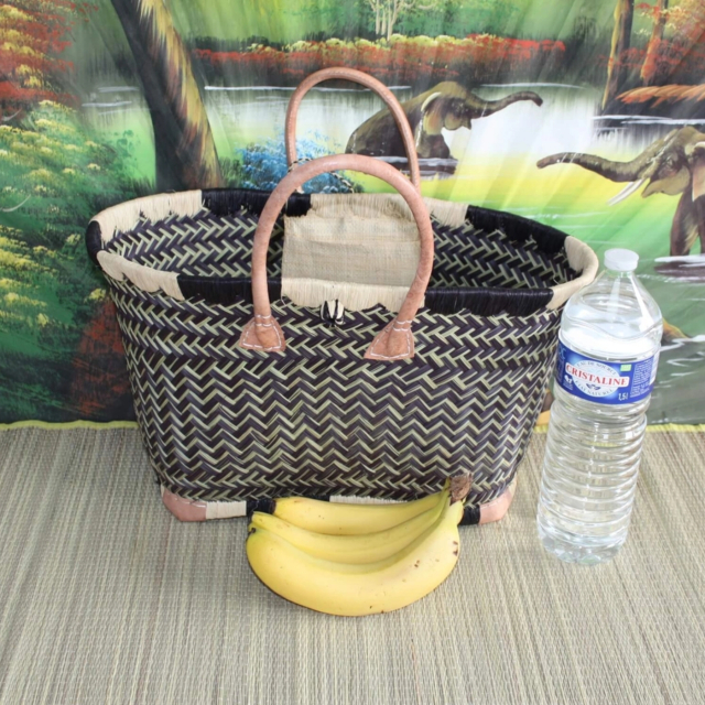 Handlenett Svart Stor