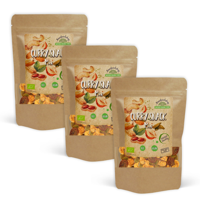 Curry Snackmiks ØKO 200g x 3 pakker