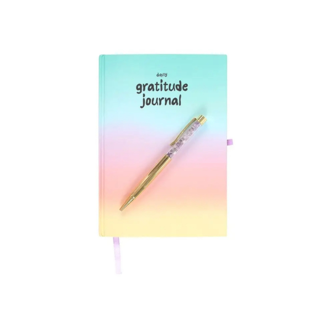 Takknemlighetsdagbok Flerfarget med Kulepenn Ametyst