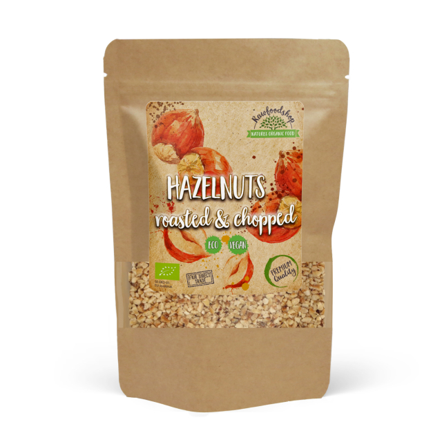 Hasselnøtter Ristede i biter ØKO 200g