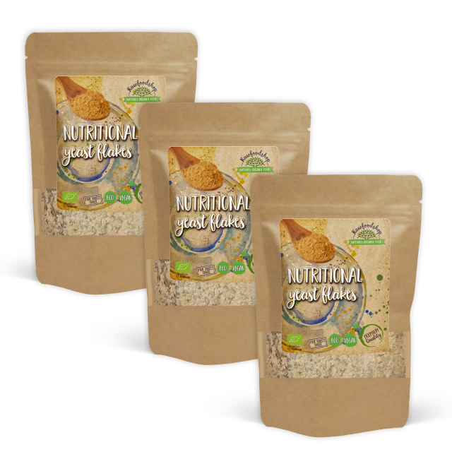 Næringsgjær Flak ØKO 250g x 3 pakker