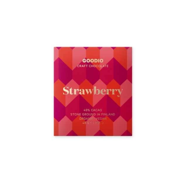 Jordbær Sjokolade 49% ØKO 48g