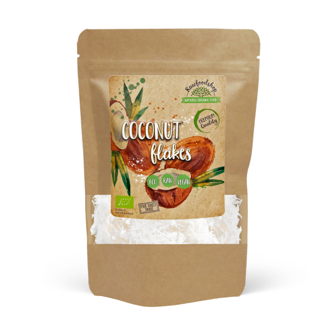 Kokosnøtt Flakes Premium RAW ØKO 500g
