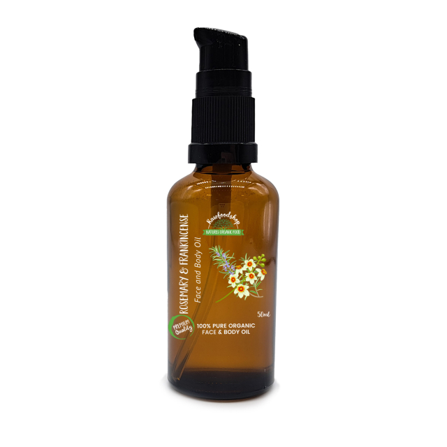 Ansikt & Kroppsolje Rosmarin & Frankincence ØKO 50ml