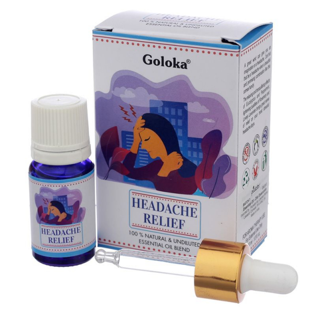 Goloka Blend Essential Oil Hodepinelindring 10ml
