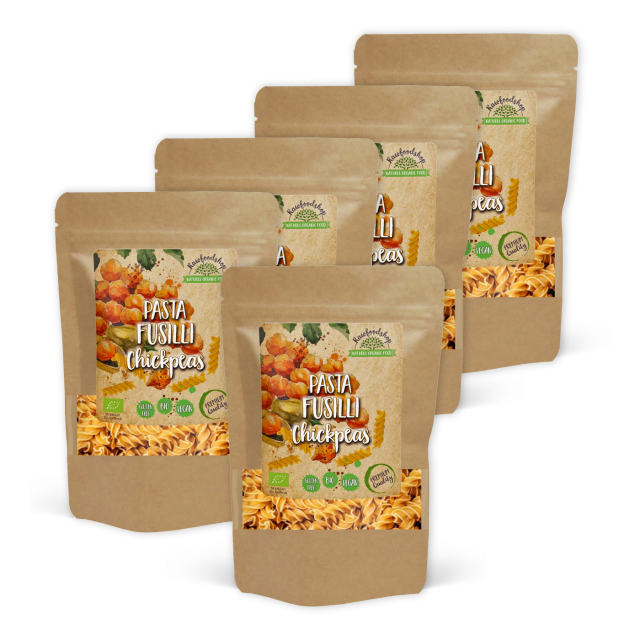 Pasta Fusilli Kikertor ØKO 250g x 5 pakker