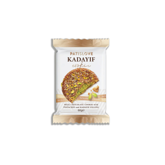 Fylt Cookie Sjokolade Pistaskrem 60g