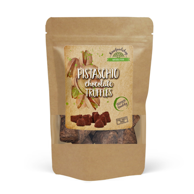 Sjokoladetrøffel Pistasj 100g