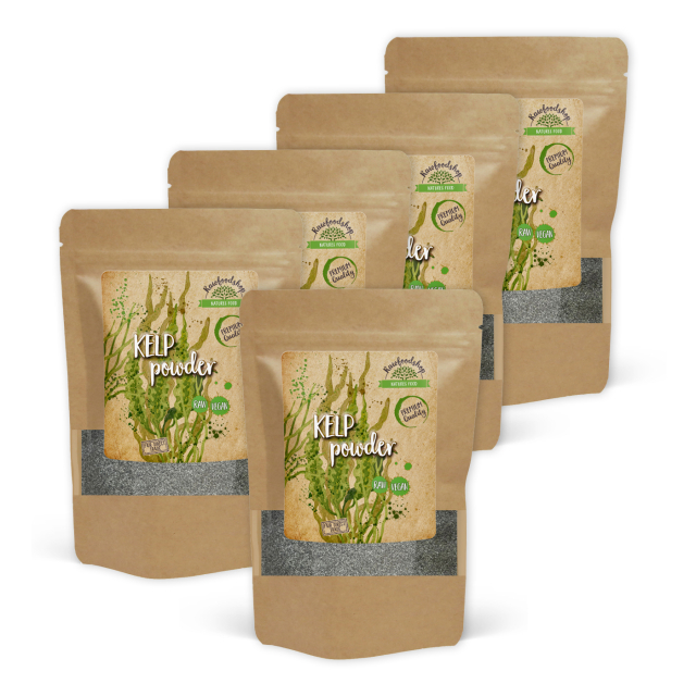 Kelp Pulver Vill 250g x 5 pakker