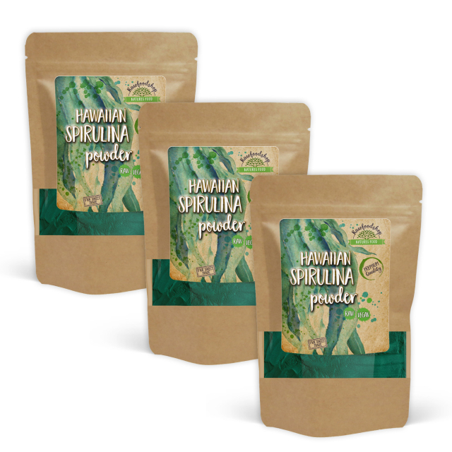 Spirulina Hawaiian 125g x 3 pakker