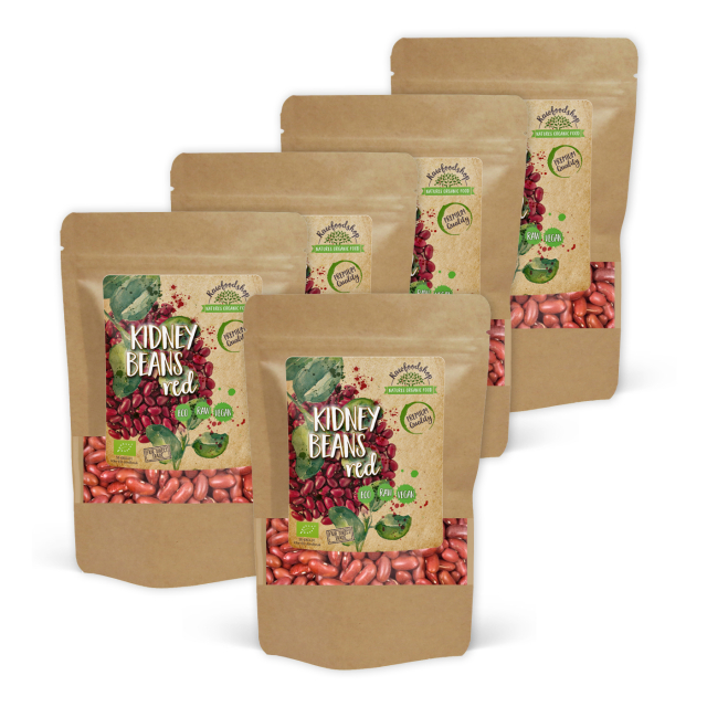 Kidneybønner Røde ØKO 500g x 5 pakker