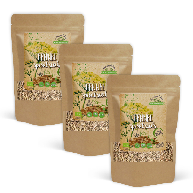 Spirefrø Fennikel ØKO 50g x 3 pakker