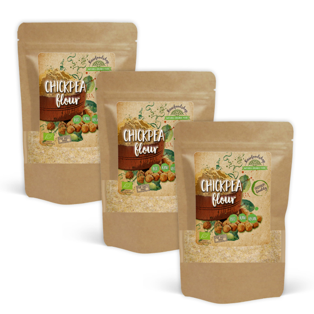 Kikertmel ØKO 1kg x 3 pakker