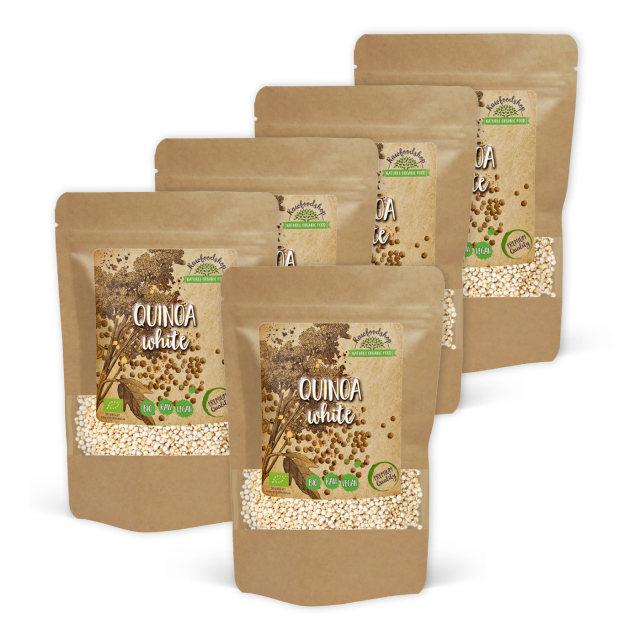 Quinoa Hvit ØKO 500g x 5 pakker