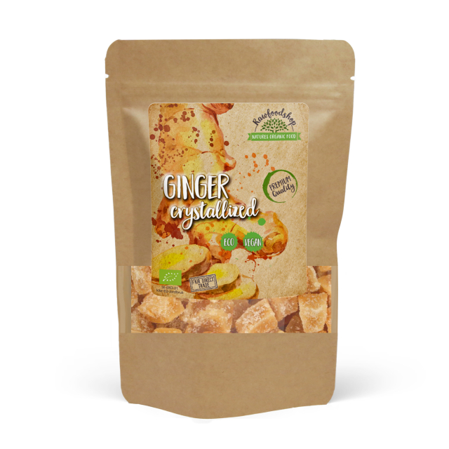 Ingefær Kristallisert ØKO 500g