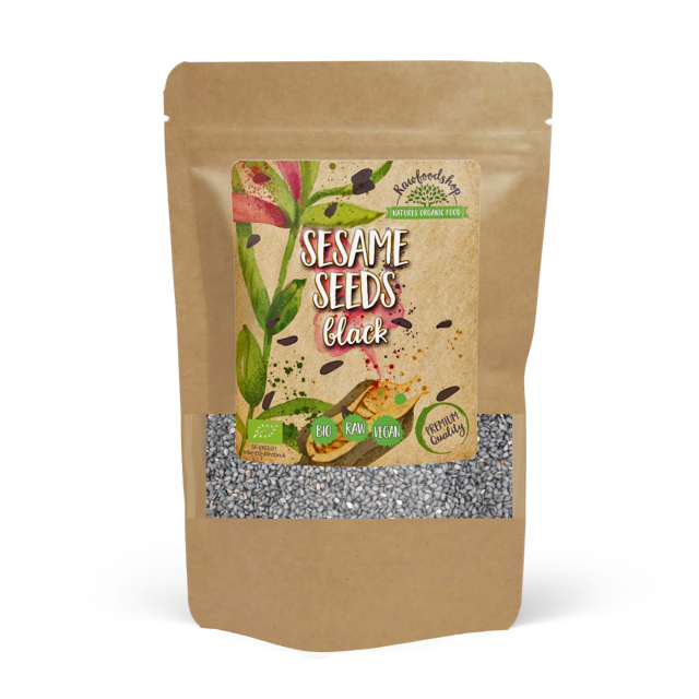 Sesamfrø Svarte ØKO 500g