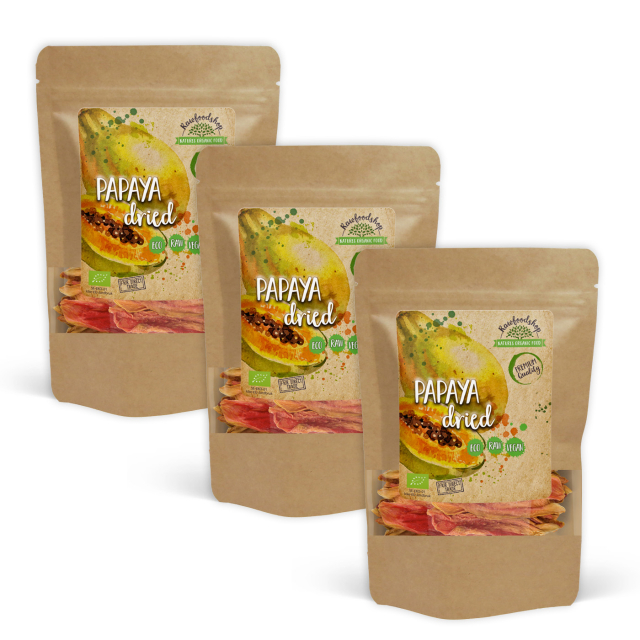 Papaya ØKO 200g x 3 pakker