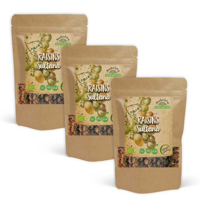 Rosiner Sultan ØKO 500g x 3 pakker