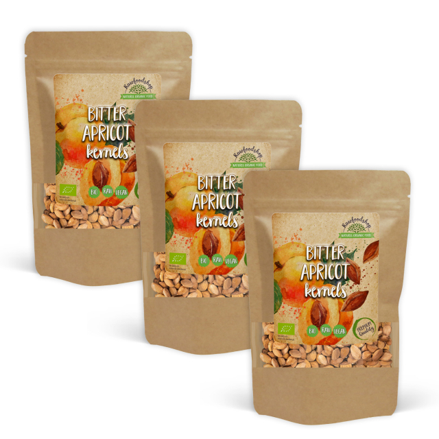 Aprikoskjerner Bitter ØKO 500g x 3 pakker