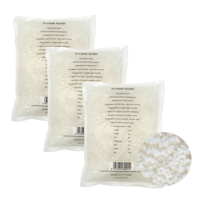 Shirataki Rice Pearls 200g x 24 pakker