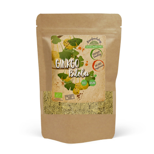 Ginkgo Biloba Pulver ØKO 125g
