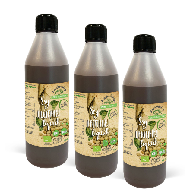 Soja Lecitin Flytende ØKO 500ml x 3 flasker