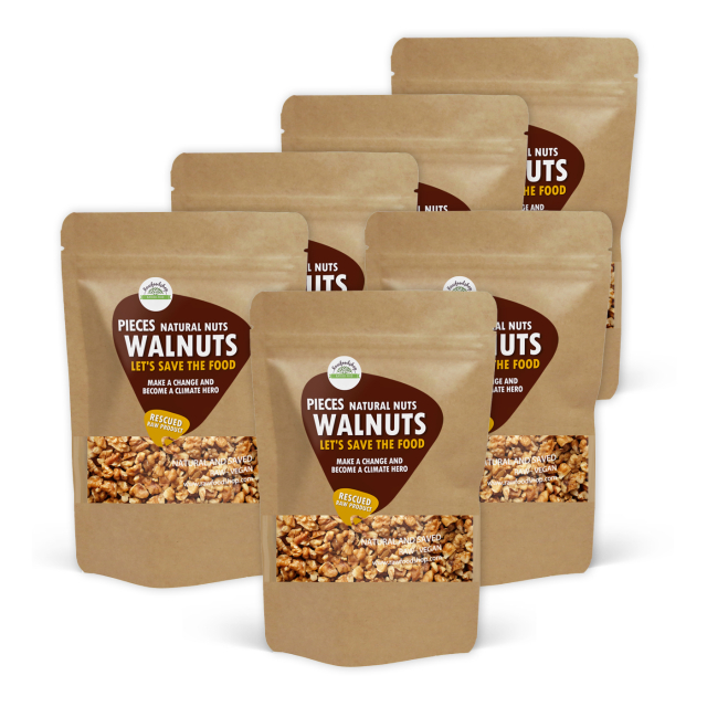 Valnøtter i biter RAW 750g x 6 pakker