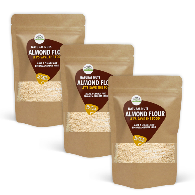 Mandelmel RAW 1kg x 3 pakker