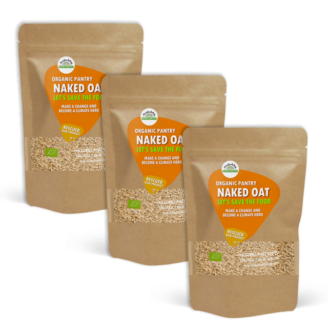 Naken Havre ØKO 1kg x 3 pakker