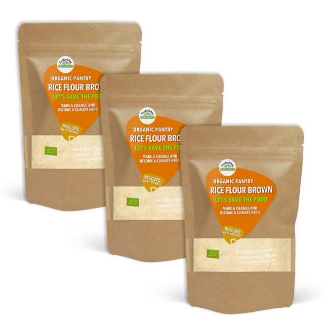 Risemel Brunt ØKO 1kg x 3 pakker