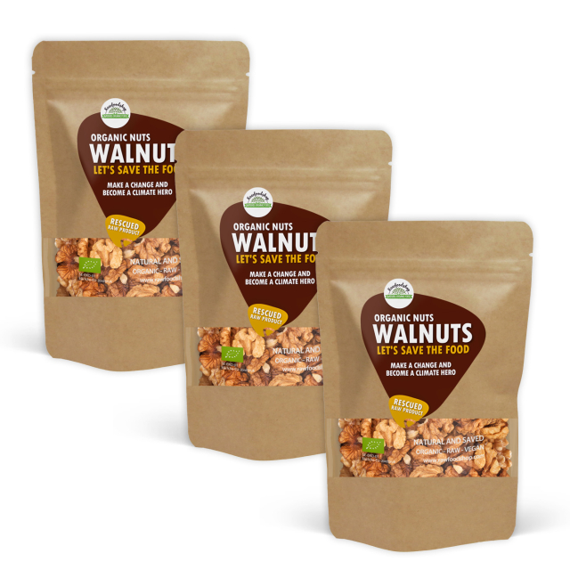 Valnøtter RAW ØKO 750g x 3 pakker