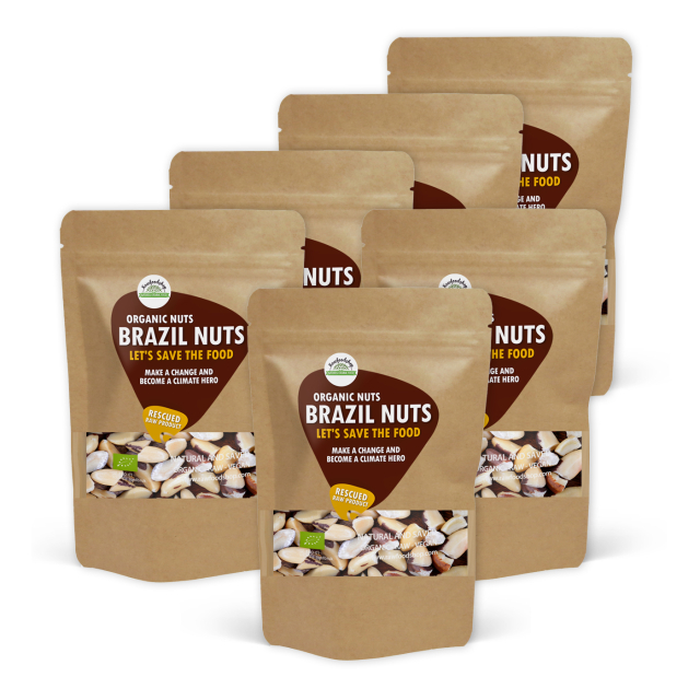 Paranøtter Delt RAW ØKO 1kg x 6 pakker