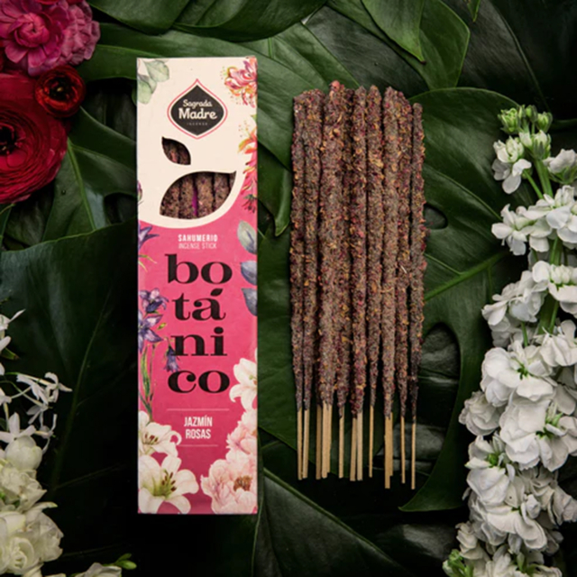Røkelse Botanico Jasmin & Roser 6stk