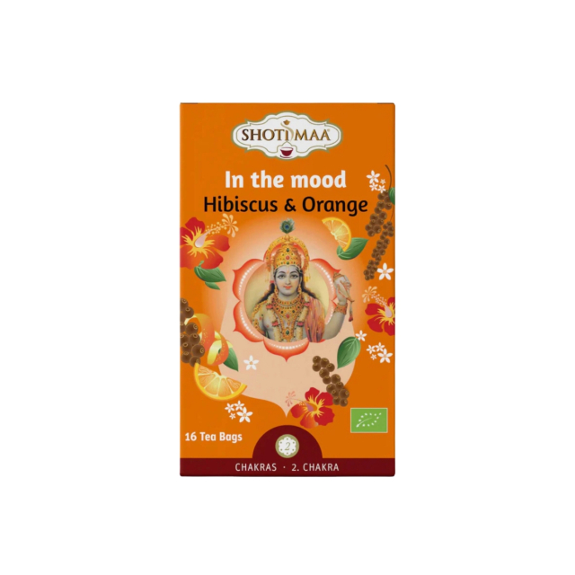 Hibiskus & Appelsin Urtete ØKO 16 x 2g