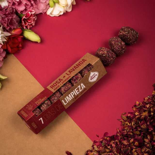 Røkelsespucker Limpieza Rose & Lavendel 7stk