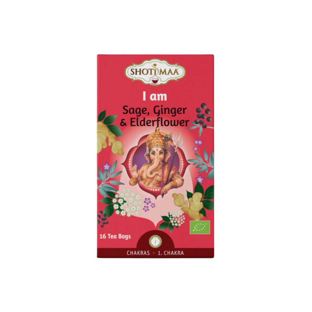 Salvie, Ingefær & Hylleblomst Urtete ØKO 16 x 2g