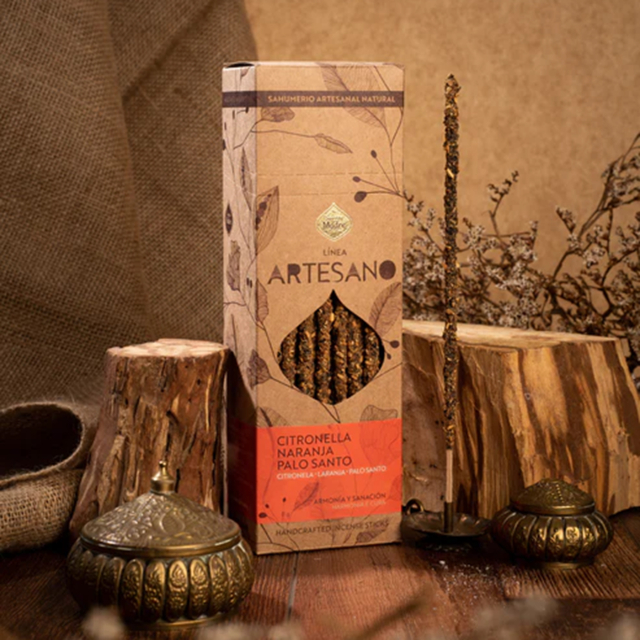 Røkelse Citronella, Appelsin & Palo Santo 30stk