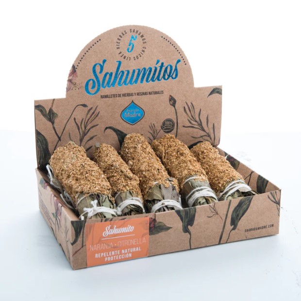 Sahumitos Urtebunter Appelsin & Citronella 5 stk