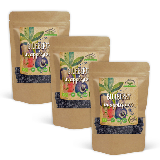 Blåbær ØKO 100g x 3 pakker