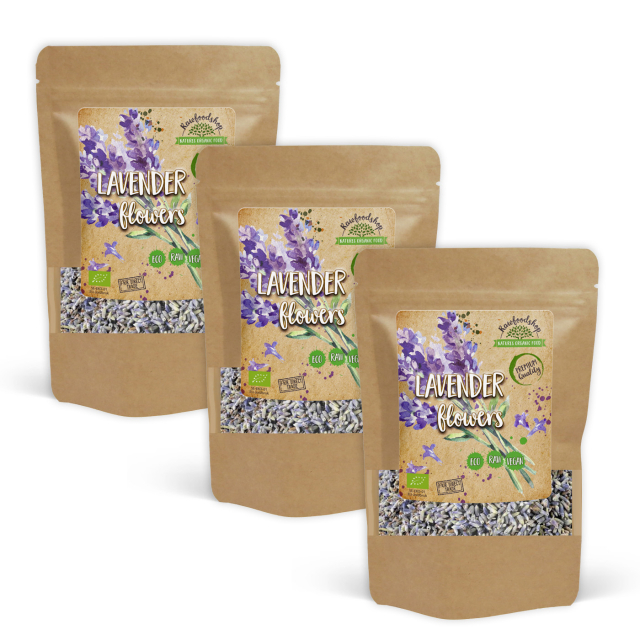 Lavendelblomster ØKO 50g x 3 pakker