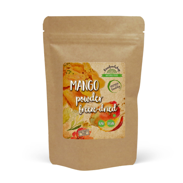 Mangopulver Frysetørket 125g