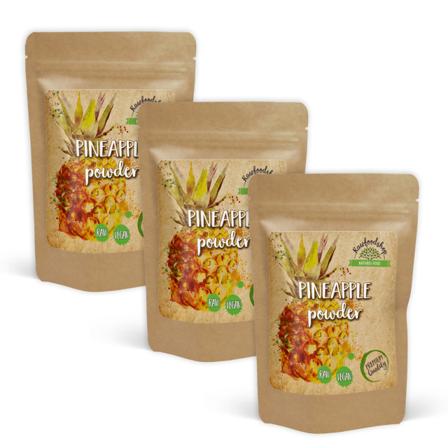Ananaspulver 125g x 3 pakker