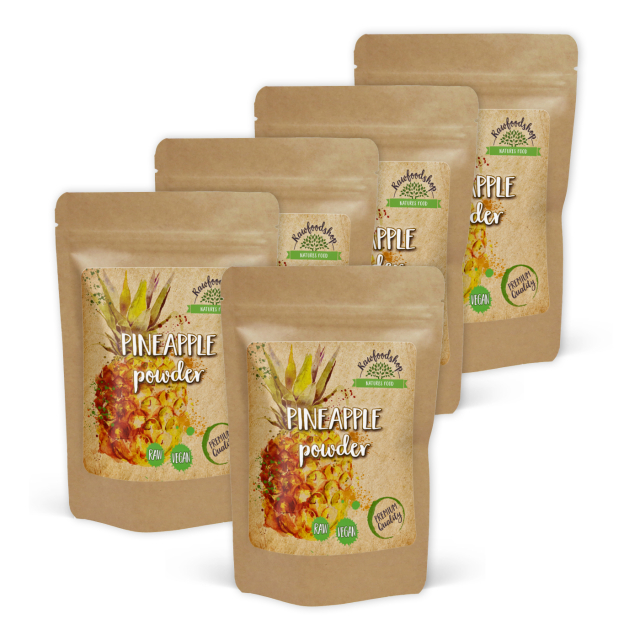 Ananaspulver 125g x 5 pakker