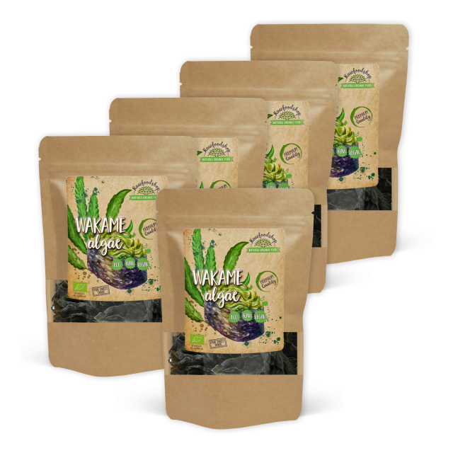 Wakame Alger ØKO 125g x 5 pakettia