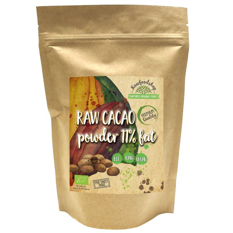 Kakaopulver RAW 11% økologisk 1kg